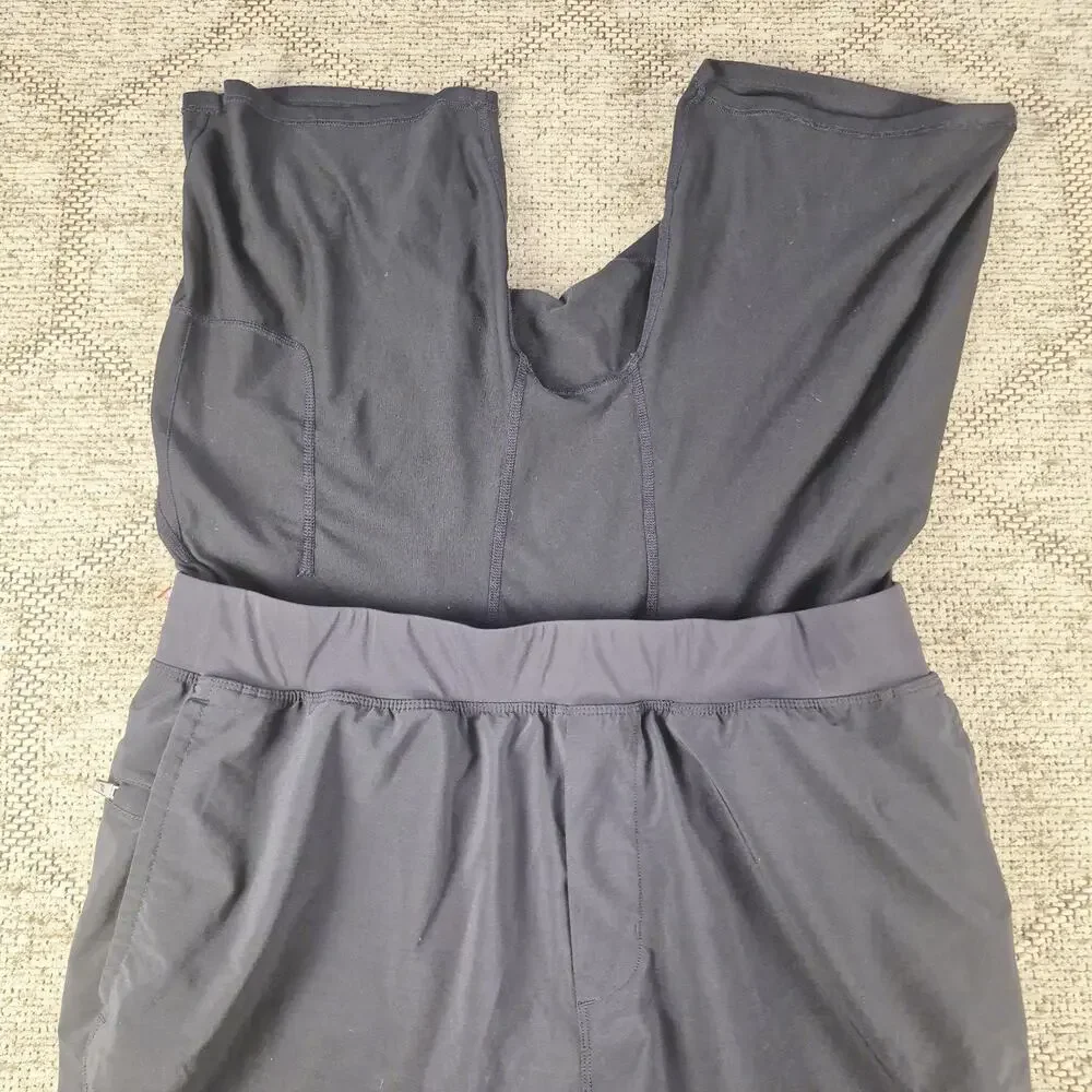 Black Fabletics Lined Athletic Training Gym Shorts Men's XL Performance Running